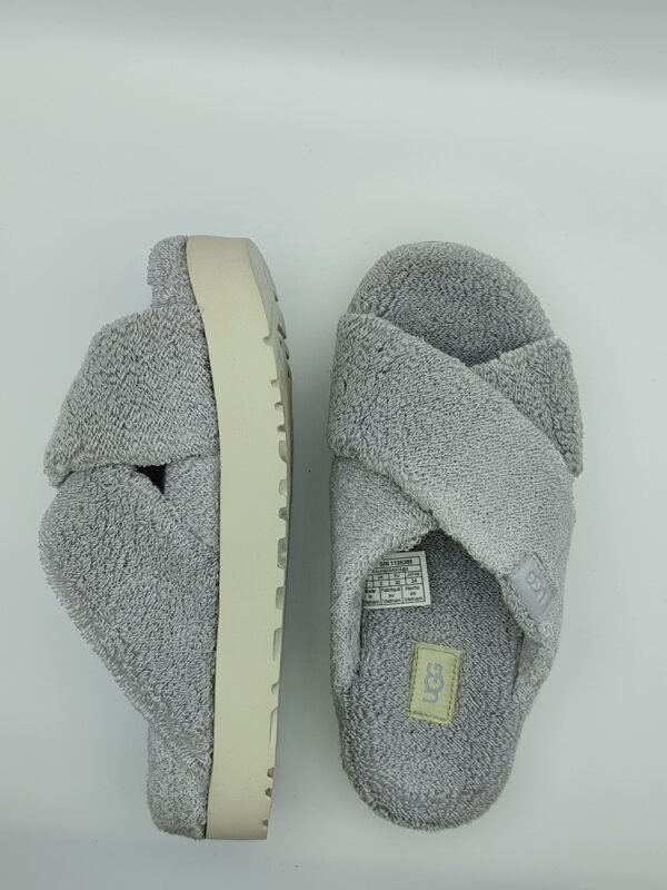 Šlepetės UGG W Fuzz Sugar Terry Cross Slide W1126385 - Image 5
