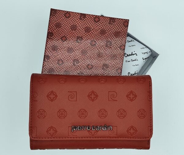 Moteriška piniginė Pierre Cardin Borsellino 1695 lady43 ROSSO - Image 5