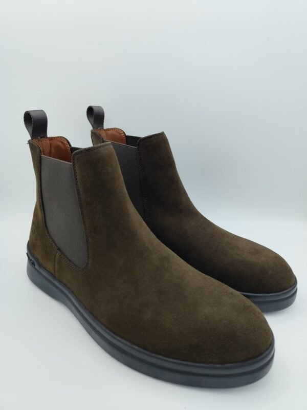 Laisvalaikio batai vyrams Duke 02 - Mid Sneaker Cow Suede/Elastic Fa Rudi - Image 3