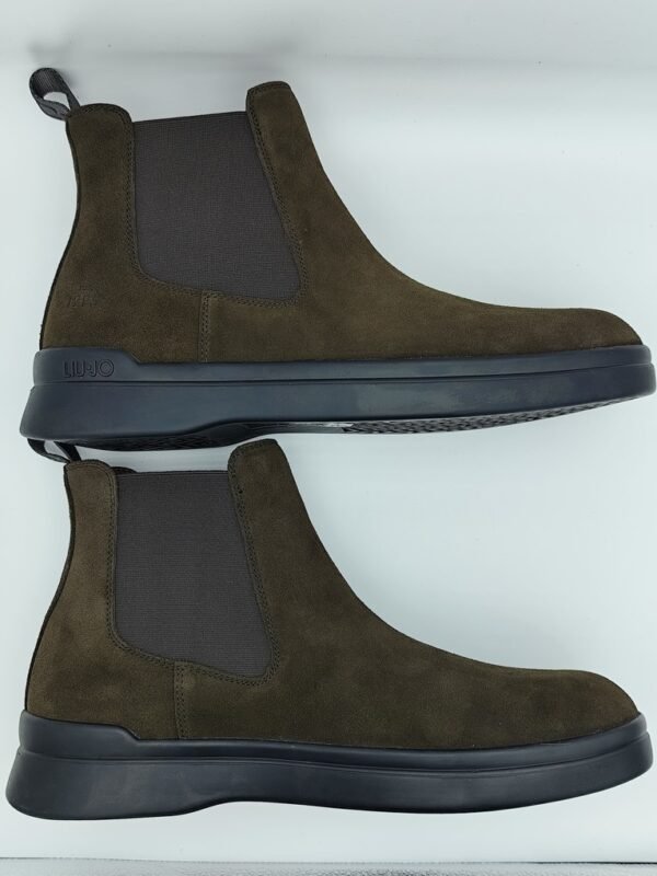 Laisvalaikio batai vyrams Duke 02 - Mid Sneaker Cow Suede/Elastic Fa Rudi - Image 4
