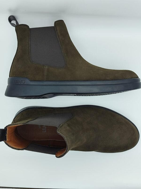Laisvalaikio batai vyrams Duke 02 - Mid Sneaker Cow Suede/Elastic Fa Rudi - Image 5