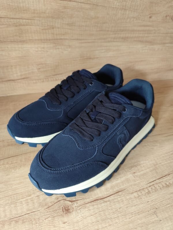 Laisvalaikio batai vyrams Running 01 - Sneaker Cow Suede mėlyni - Image 5