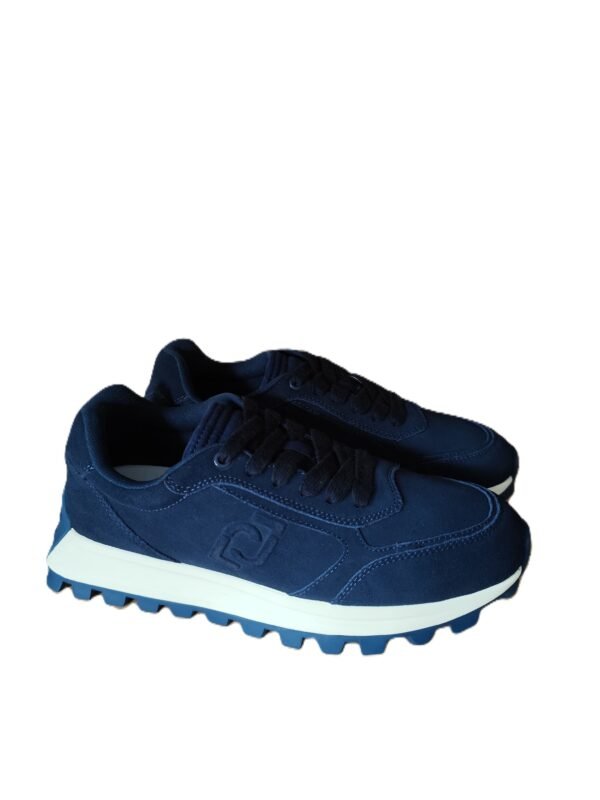Laisvalaikio batai vyrams Running 01 - Sneaker Cow Suede mėlyni - Image 2