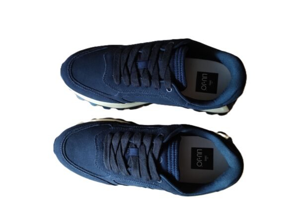 Laisvalaikio batai vyrams Running 01 - Sneaker Cow Suede mėlyni - Image 4