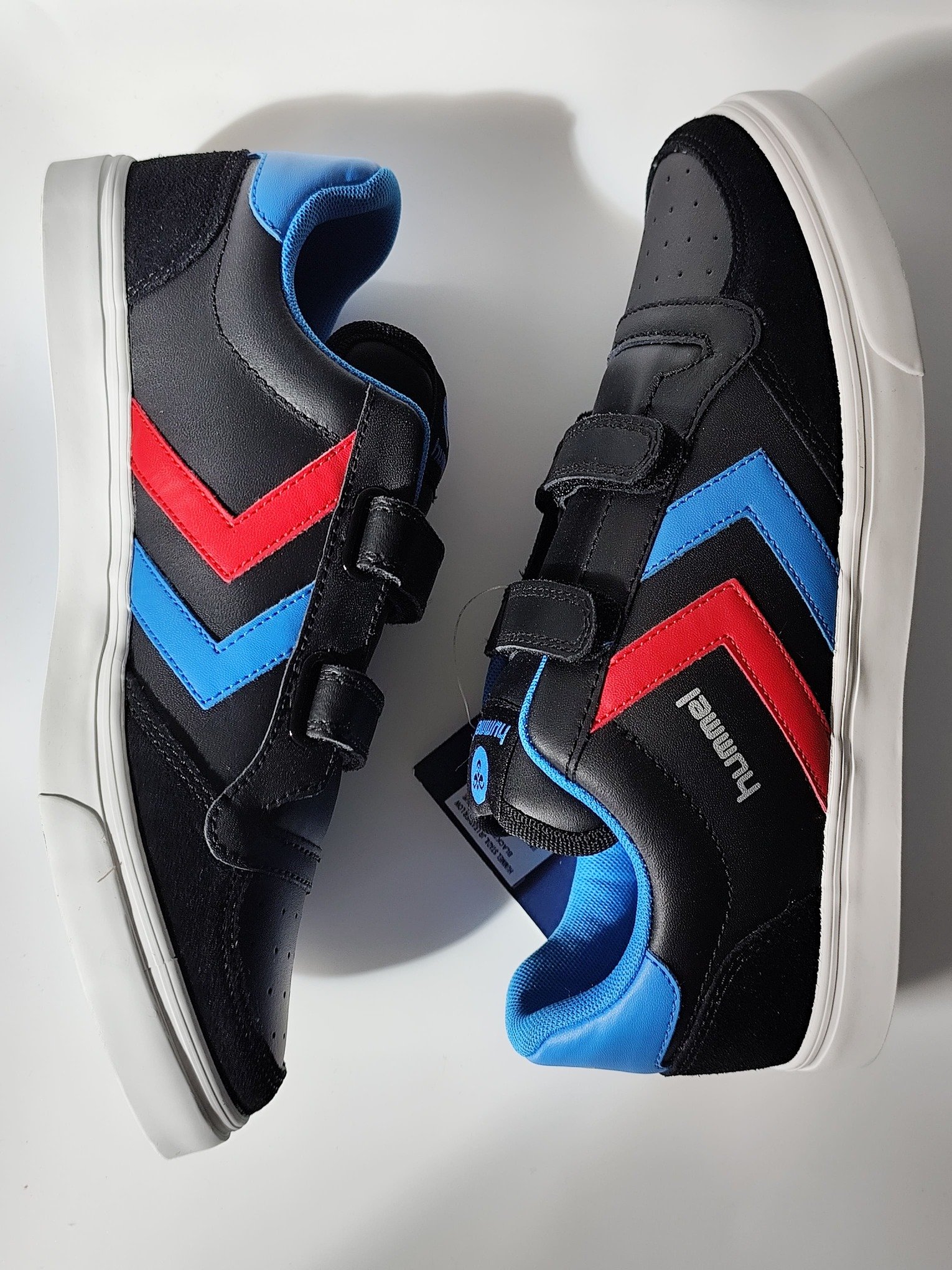 Hummel laisvalaikio batai Stadil JR Leather juodi mėlyni - Image 5