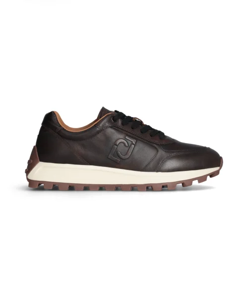 RUNNING 01 – SNEAKER BRUSHED CALF LEATHER BROWN Men RUNNING 01 - SNEAKER BRUSHED CALF LEATHER BROWN Men